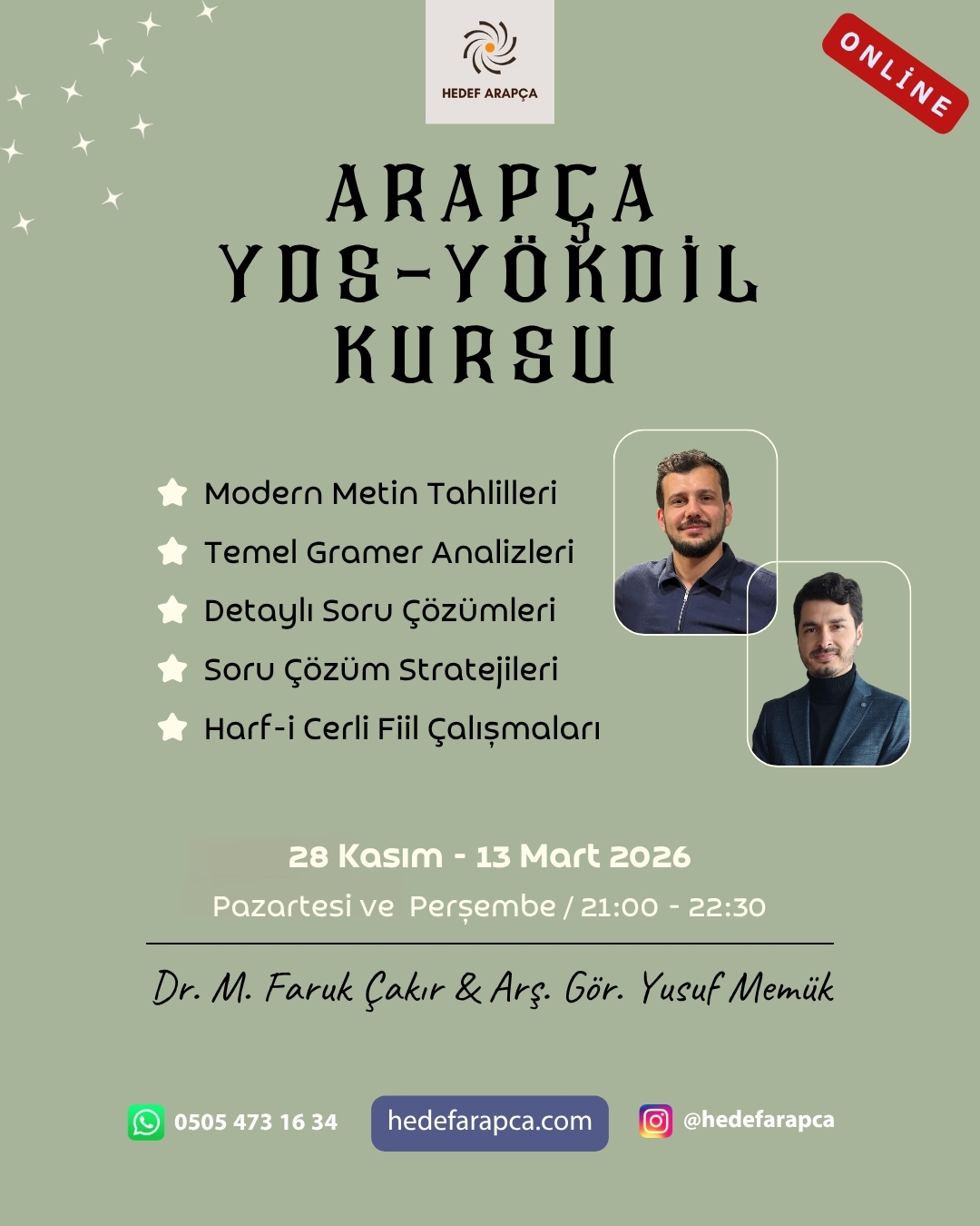 Online YDS / Yökdil Kursu