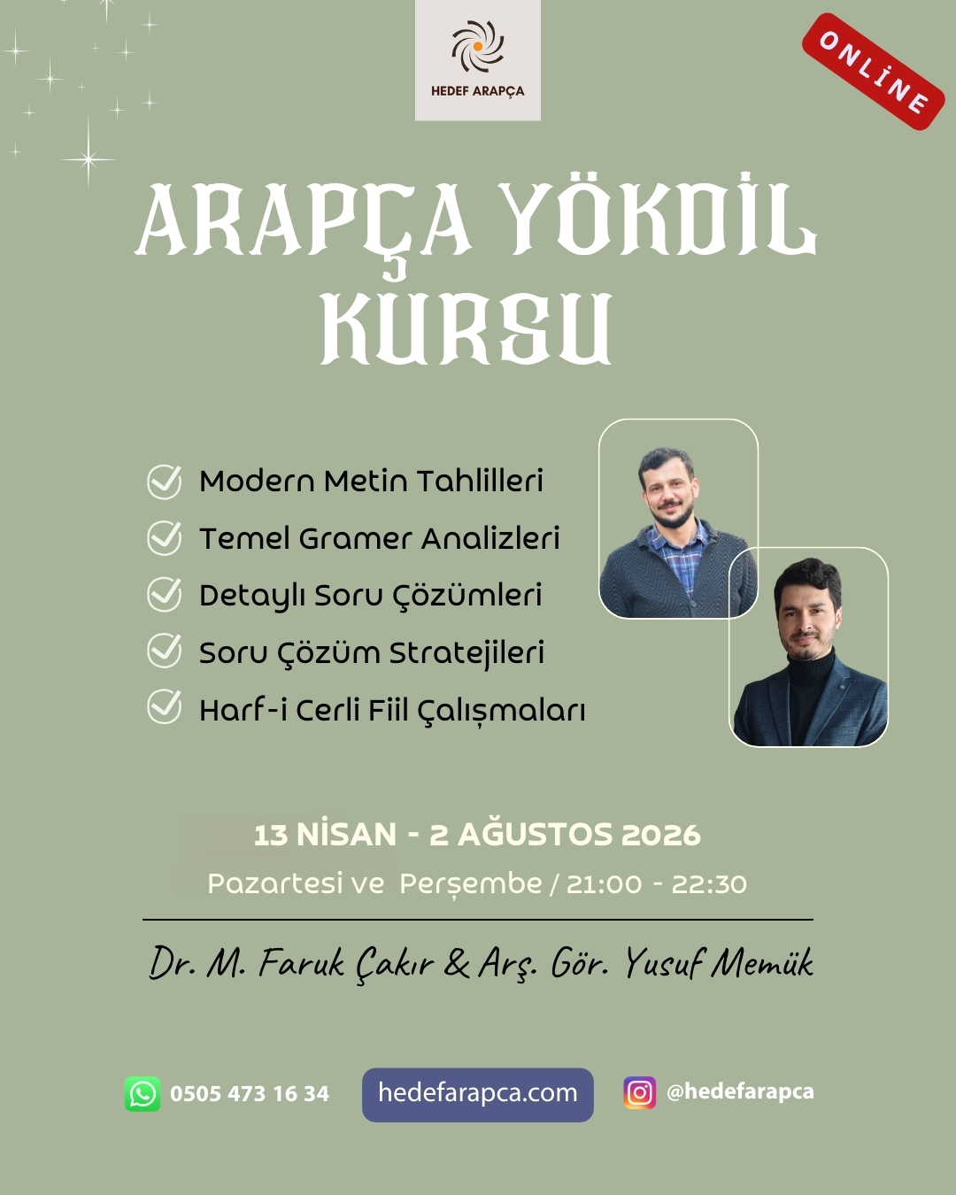 Online Yökdil Kursu