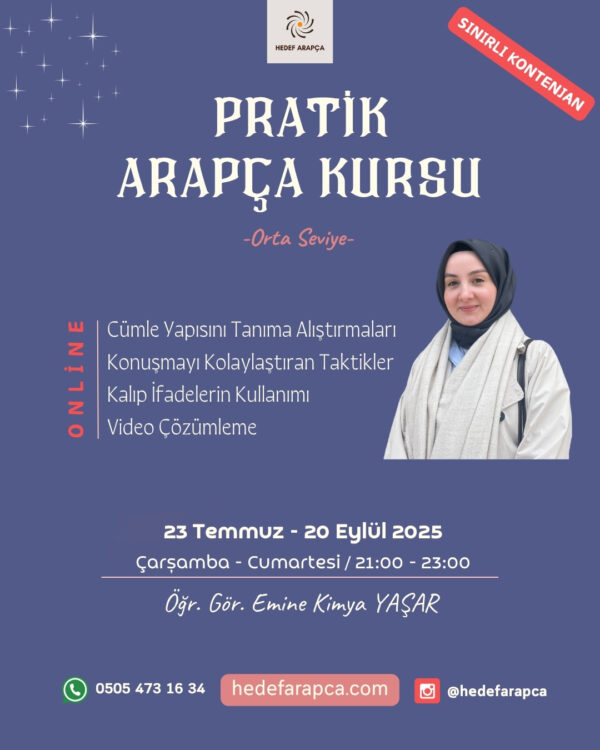 Pratik Arapça