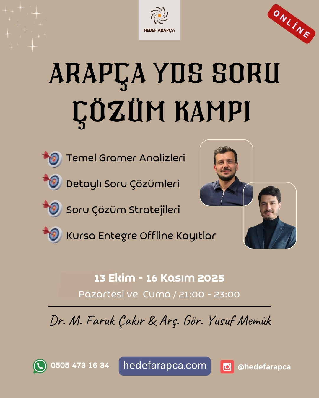 Arapça YDS Soru Çözüm Kampı